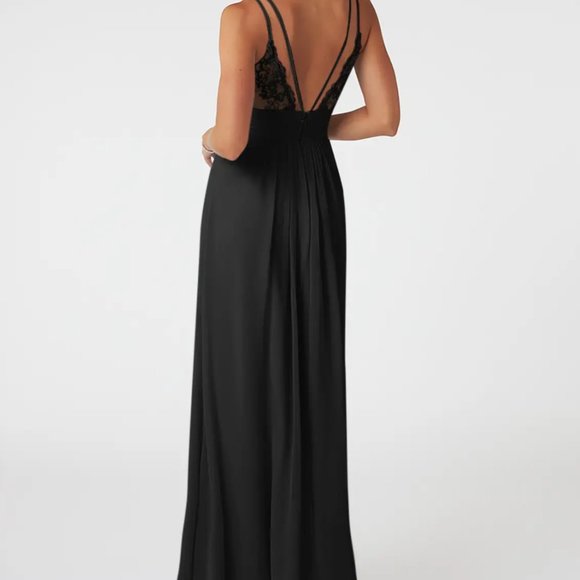 NWT Black Azazie Bridesmaid/Formal Dress Size 8 - Picture 3 of 10